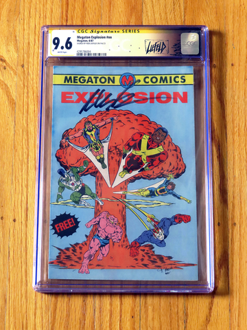 MEGATON EXPLOSION #NN CGC SS 9.6 1987 signed Rob Liefeld 1st Youngblood