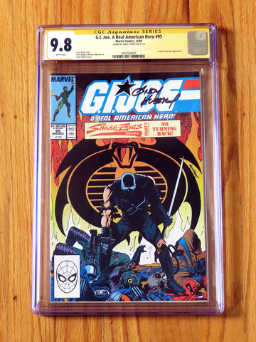 G.I. JOE ARAH #95 CGC SS 9.8 1989 Signature Series signed Andy Kubert HTF POP 7