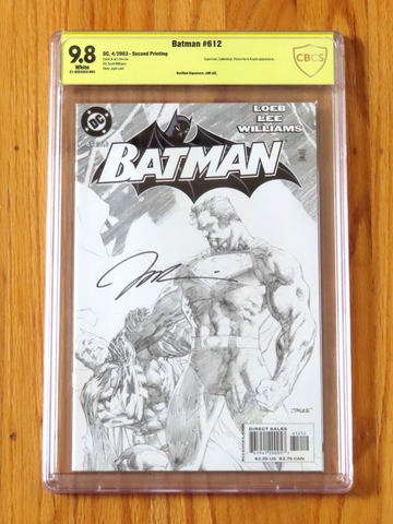 BATMAN #612 SECOND PRINTING CBCS VS 9.8 2003 Verified Jim Lee 2nd ptg Not CGC