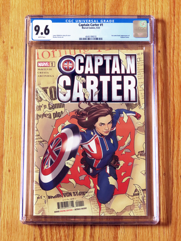 CAPTAIN CARTER #1 CGC 9.6 NM+ WP Jamie McKelvie What If? Doctor Strange MCU