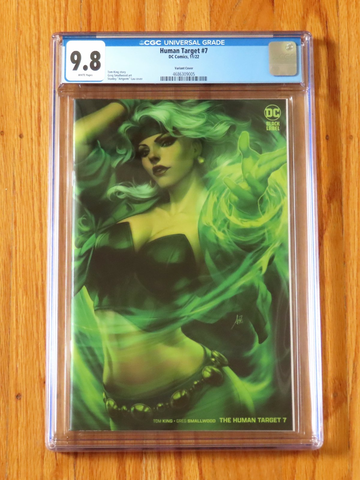 HUMAN TARGET #7 VARIANT CGC 9.8 NM/M WP 2022 Stanley Lau Artgerm