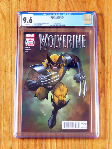 WOLVERINE #302 CGC 9.6 NM+ WP 2012 Arthur Adams cover