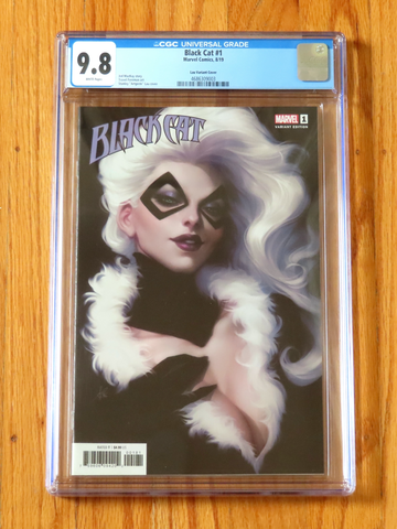 BLACK CAT #1 LAU VARIANT CGC 9.8 2019 NM/M WP Stanley Artgerm