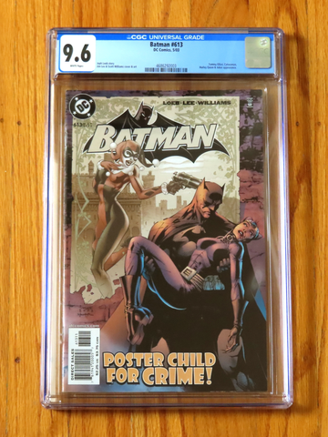BATMAN #613 CGC 9.6 NM+ WP 2003 Jim Lee Hush storyline Tommy Elliot Catwoman