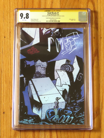  VOID RIVALS #1 TENTH PTG JOHNSON CGC SS 9.8 signed sketch Daniel Warren POP 2