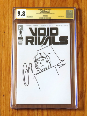 VOID RIVALS #1 SKETCH ED CGC SS 9.8 signed sketch Daniel Warren Johnson POP 1