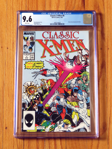 CLASSIC X-MEN #8 CGC 9.6 NM+ WP 1987 Arthur Adams cover