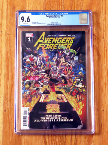 AVENGERS FOREVER #1 CGC 9.6 NM+ WP 1st Captain Carter cover Mariama Spector