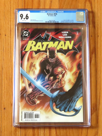 BATMAN #616 CGC 9.6 NM+ WP 2003 Jim Lee Hush storyline Talia Ra's Al Ghul