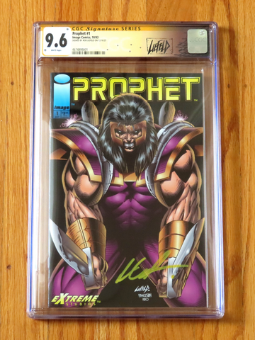PROPHET #1 CGC SS 9.6 NM+ WP 1993 Signature Series signed Rob Liefeld POP 20