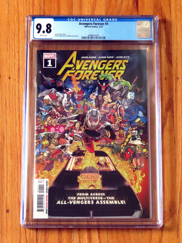 AVENGERS FOREVER #1 CGC 9.8 NM/M WP 1st Captain Carter cover Mariama Spector