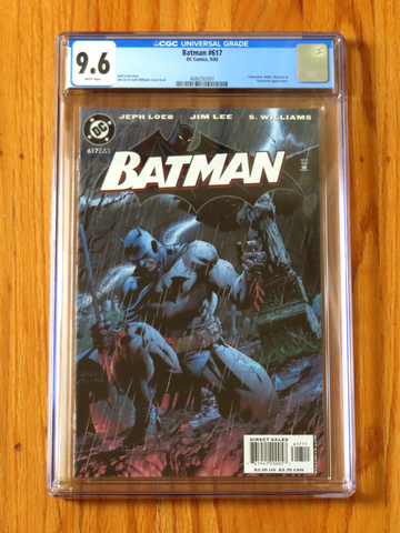 BATMAN #617 CGC 9.6 NM+ WP 2003 Jim Lee Hush storyline Catwoman Robin Huntress