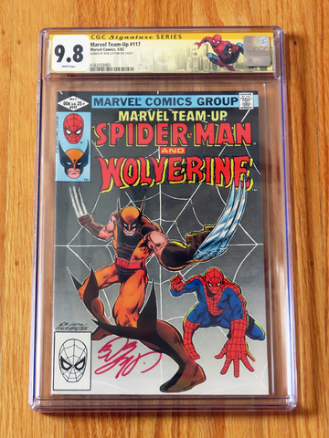  MARVEL TEAM-UP #117 CGC SS 9.8 NM/M WP Signature Series signed Bob Layton POP 11