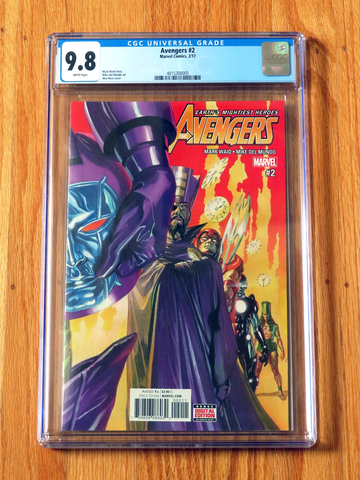  AVENGERS #2 CGC 9.8 NM/M WP 2017 Alex Ross Cover Kang Immortus Rama-Tut Iron Lad