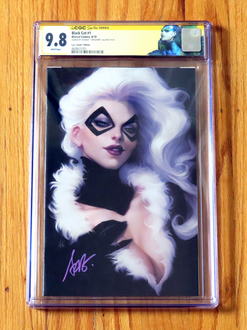  BLACK CAT #1 CGC SS 9.8 2019 Signature Series signed Artgerm 1:200 ratio Virgin