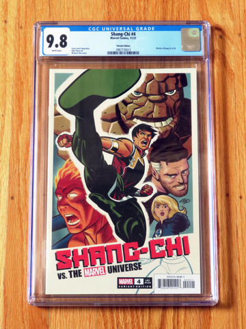 SHANG-CHI #4 VARIANT EDITION CGC 9.8 NM/M WP 2021 1:50 incentive 1st Jiang Li