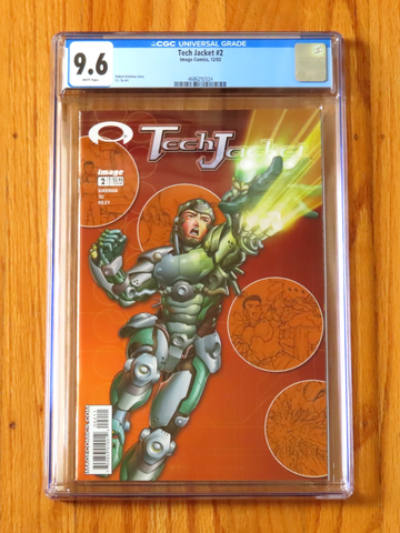  TECH JACKET #2 CGC 9.6 NM+ WP 2002 Invincible Universe VHTF Rare POP 5