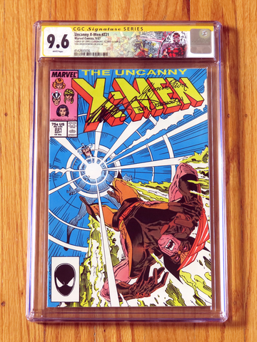 UNCANNY X-MEN #221 CGC SS 9.6 1987 signed Claremont Oliver Orzechowski POP 5