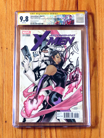 ASTONISHING X-MEN #1 DODSON VARIANT CGC SS 9.8 Signature Series sketch POP 4
