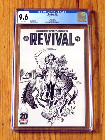  REVIVAL #1 SKETCH VARIANT CGC 9.6 NM+ Craig Thompson SDCC 2012 ltd 500 SyFy show