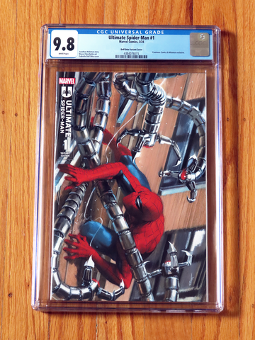 ULTIMATE SPIDER-MAN #1 DEL'OTTO VARIANT EXCLUSIVE CGC 9.8 2024 Limited ltd 3000
