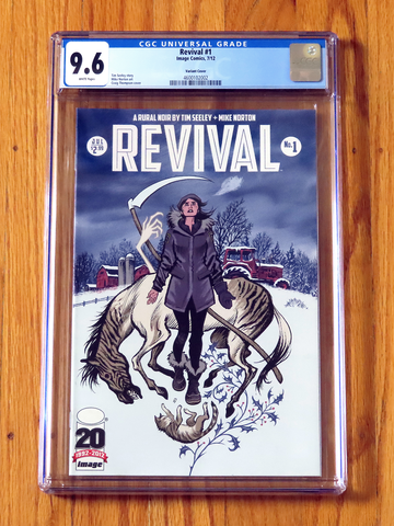 REVIVAL #1 VARIANT CGC 9.6 NM+ WP 2012 Craig Thompson incentive 1:10 SyFy show