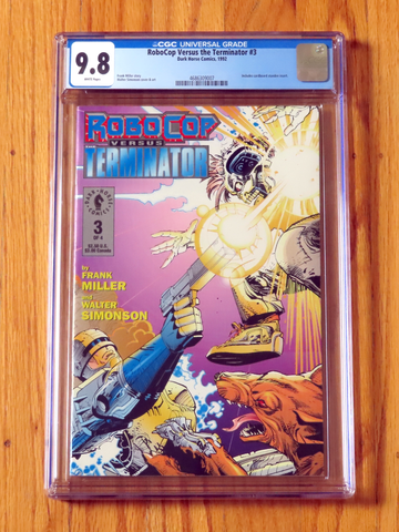 ROBOCOP VERSUS THE TERMINATOR #3 CGC 9.8 NM/M 1992 Frank Miller Walter Simonson