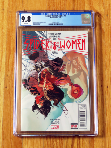  SPIDER-WOMEN ALPHA 1 CGC 9.8 NM/M WP 2016 Spider-Woman Spider-Gwen Silk