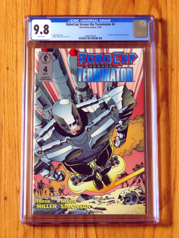  ROBOCOP VERSUS THE TERMINATOR #4 CGC 9.8 NM/M 1992 Frank Miller Walter Simonson