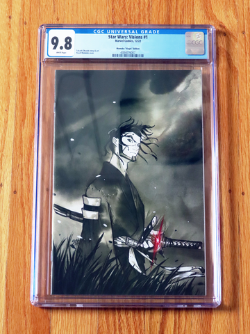STAR WARS VISIONS #1 MOMOKO VIRGIN CGC 9.8 NM/M store exclusive ltd 1000
