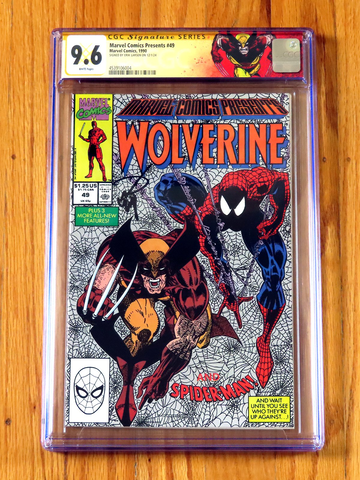 MARVEL COMICS PRESENTS #49 CGC SS 9.6 1990 Signature Series signed Larsen POP 9