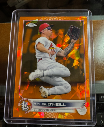2022 Topps Chrome Sapphire Orange Refractor /25 Tyler O'Neill #397