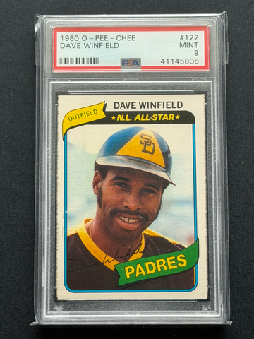 1980 OPC O-pee-chee #122 Dave Winfield San Diego Padres PSA 9 Only 2 Higher 