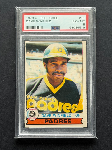 1979 O-Pee-Chee OPC #11 Dave Winfield PSA 6