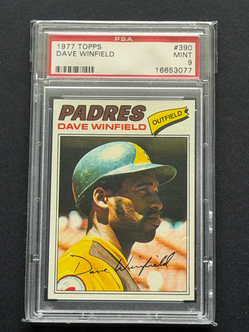 1977 Topps #390 Dave Winfield PSA 9 HOF Padres Yankees 
