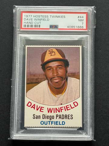 1977 Hostess Twinkies #44 Dave Winfield PSA 7 HOF RARE Pop 8, Only 5 Higher