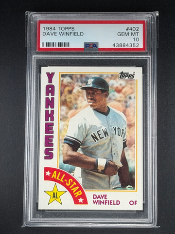 1984 TOPPS ALL-STAR #402 DAVE WINFIELD YANKEES HOF PSA 10