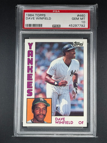 1984 Topps #460 Dave Winfield New York Yankees PSA 10 GEM MINT