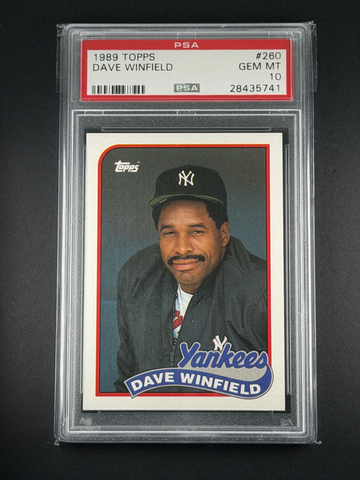 1989 Topps Dave Winfield #260 PSA 10 Yankees HOF Gem Mint