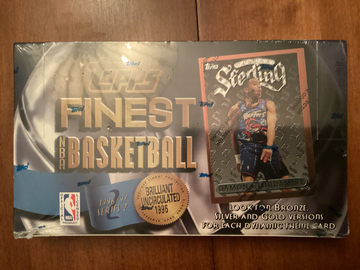 1996/97 Topps Finest 2 basketball sealed hobby box