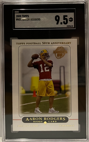 2005 Topps Aaron Rodgers SGC 9.5