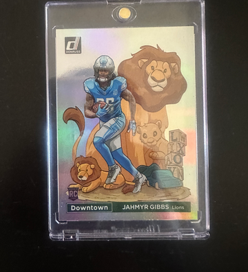 2023 PANINI DONRUSS JAHMYR GIBBS - DOWNTOWN ROOKIE RC SSP LIONS 