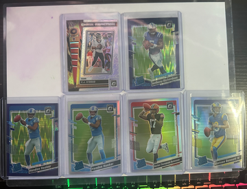 2023 DONRUSS OPTIC FOOTBALL ROOKIE LOT 6