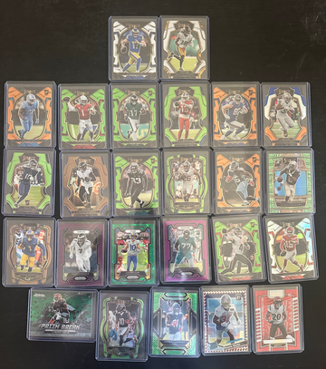2022-23 PRIZM / SELECT FOOTBALL NUMBER / SP LOT 25