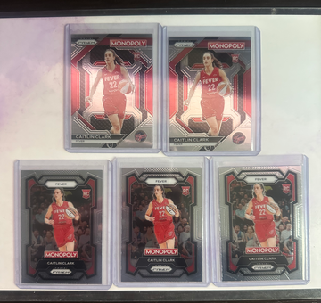 2024 Monopoly WNBA Prizm Caitlyn Clark Lot 5
