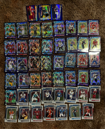 2024 Optic Football Rookie/ Silver /Purple Shock Lot 134