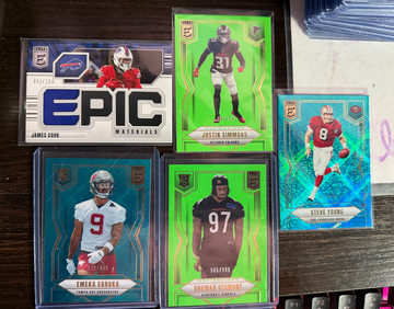 2025 Donruss Elite Football Number / Patch Lot
