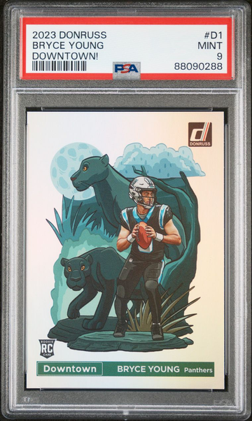2023 Donruss Bryce Young Downtown PSA 9 Mint #D1 SSP RC Panthers