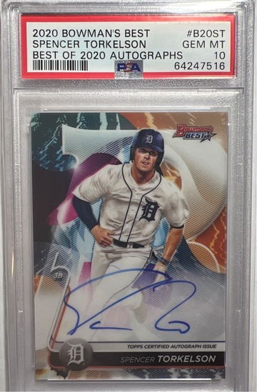 2020 Bowman's Best Spencer Torkelson Best Of Auto PSA 10 GEM MT #B20ST Tigers