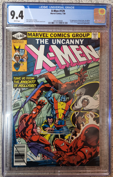 X-Men #129 CGC 9.4 - Kitty Pryde - White Pages